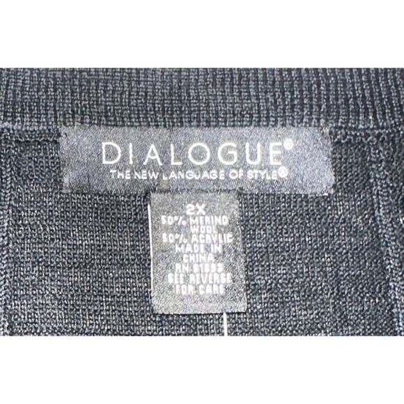 Dialogue Women’s Skirt a-line Merino wool QVC 2xLarge winter preppy business - Picture 6 of 7